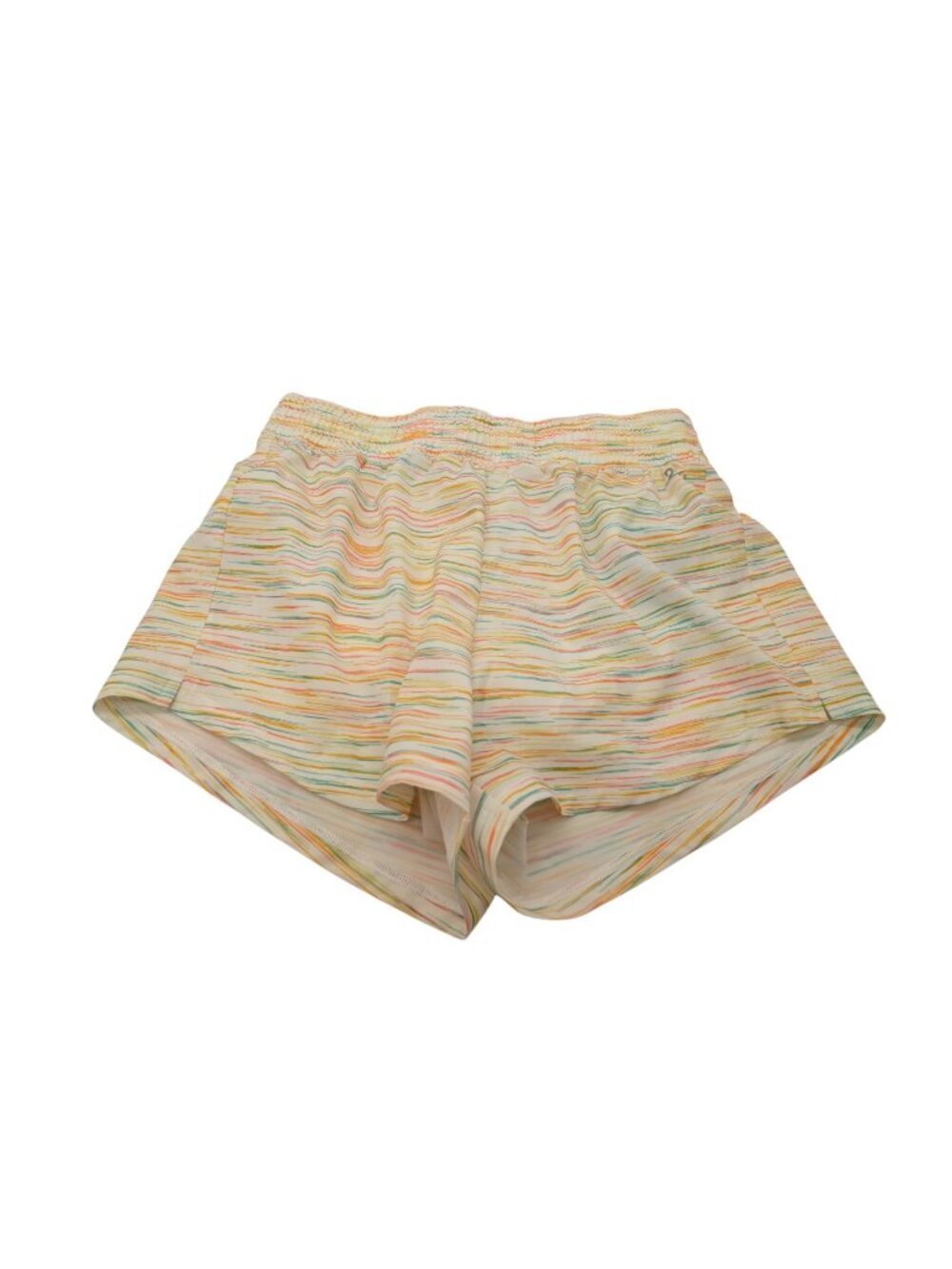 NWT DSG Mid Rise Stride Shorts Sz L Multicolor Spacedye Lined Athletic Running